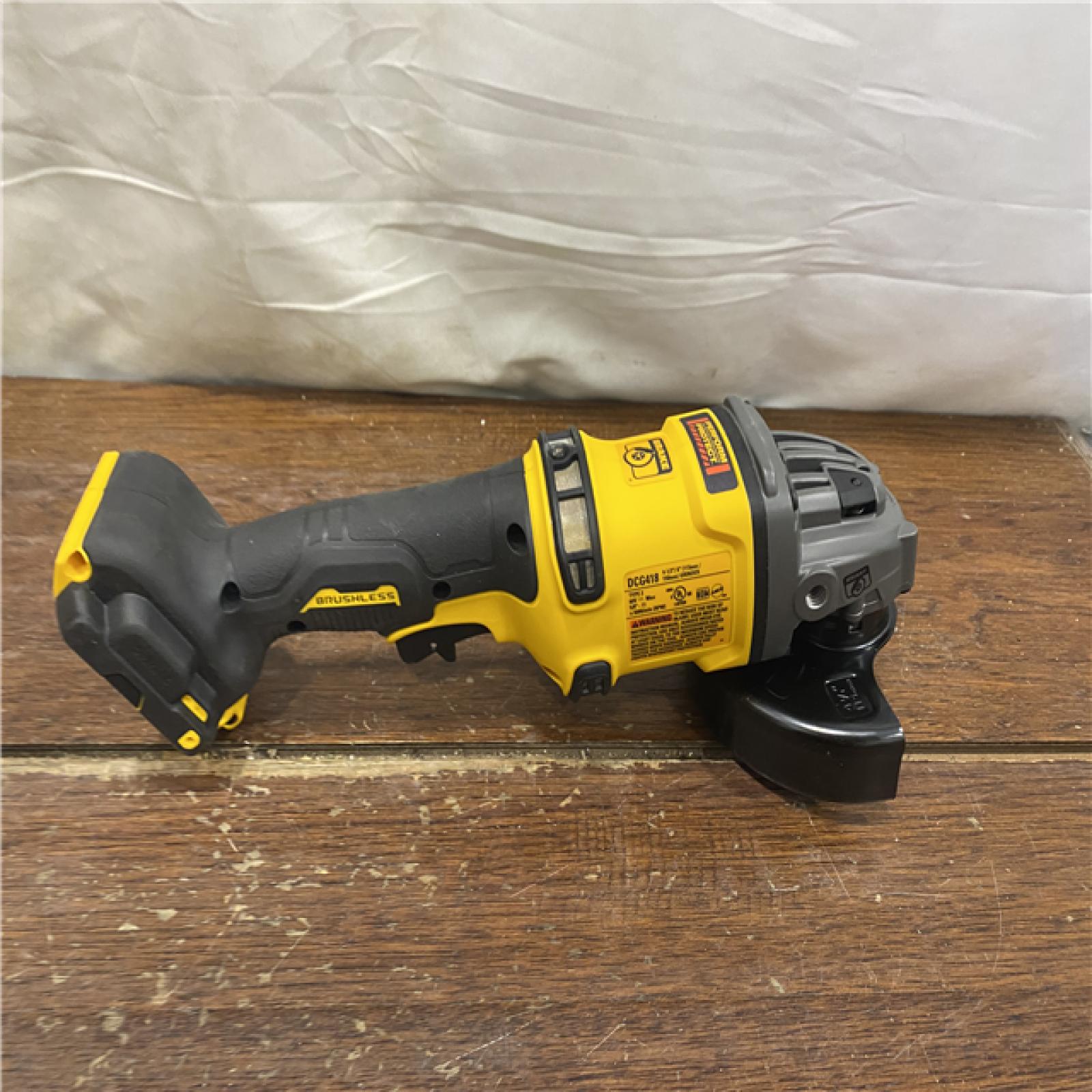 AS-IS DEWALT 60V MAX Cordless Brushless 4.5 in. to 6 in. Small Angle Grinder with Kickback Brake (Tool Only)