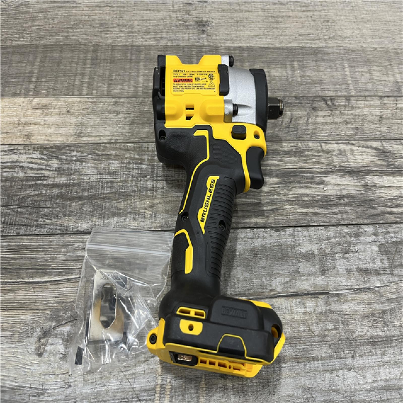 AS-IS DEWALT ATOMIC 20V MAX Cordless Brushless 1/2 in. Variable Speed Impact Wrench (Tool Only)