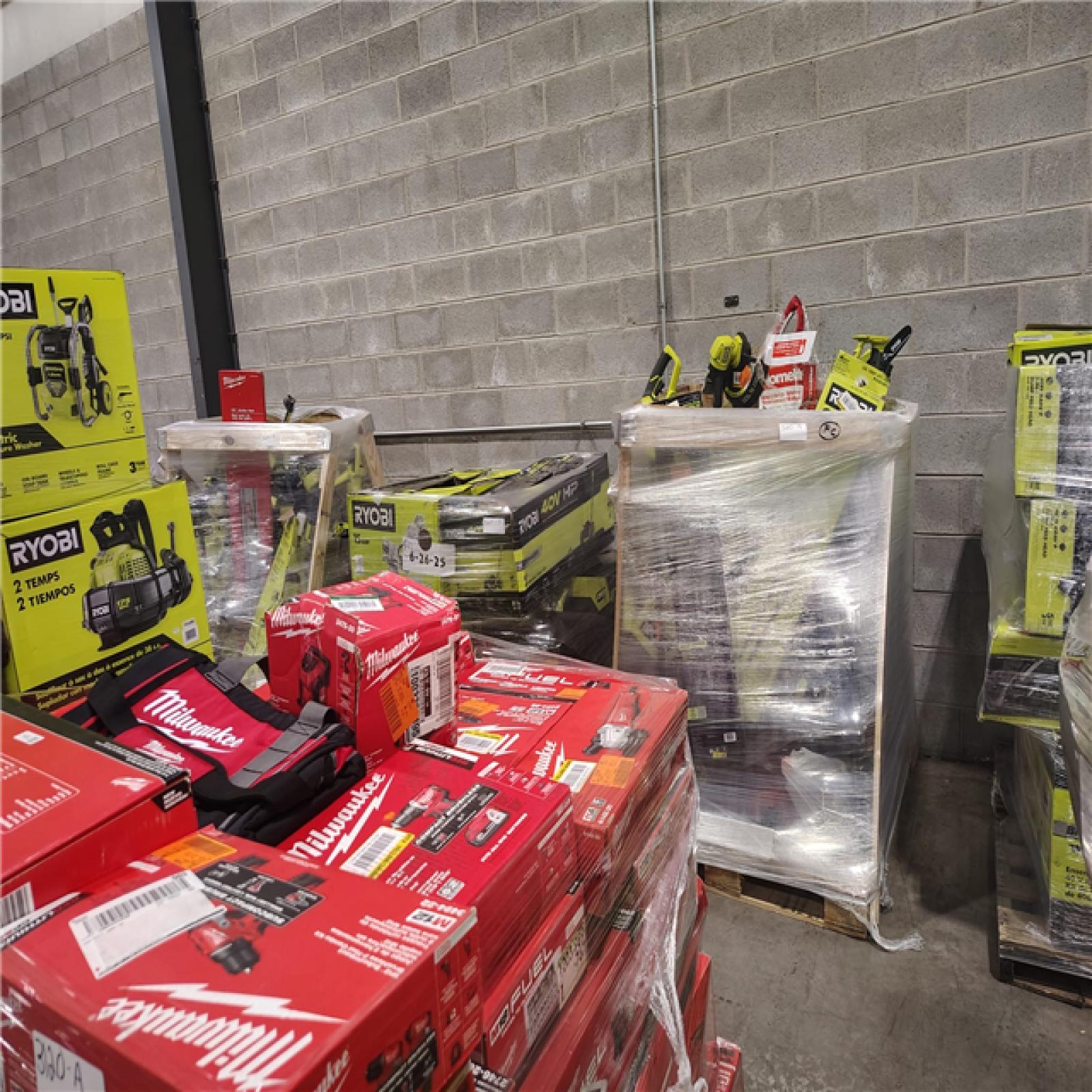 Pittston Location As-Is Power Tools Partial Truckload (10 Pallets) 3120-A