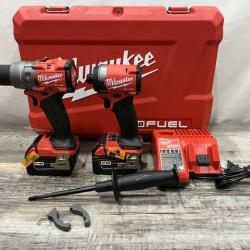 NEW - Milwaukee FUEL 18V Lithium-Ion Brushless Cordless Hammer Drill and Impact Driver Combo Kit