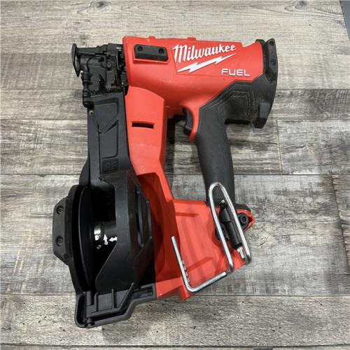 AS-IS Milwaukee FUEL 18-Volt Lithium-Ion Brushless Cordless Coil Roofing Nailer (Tool Only)