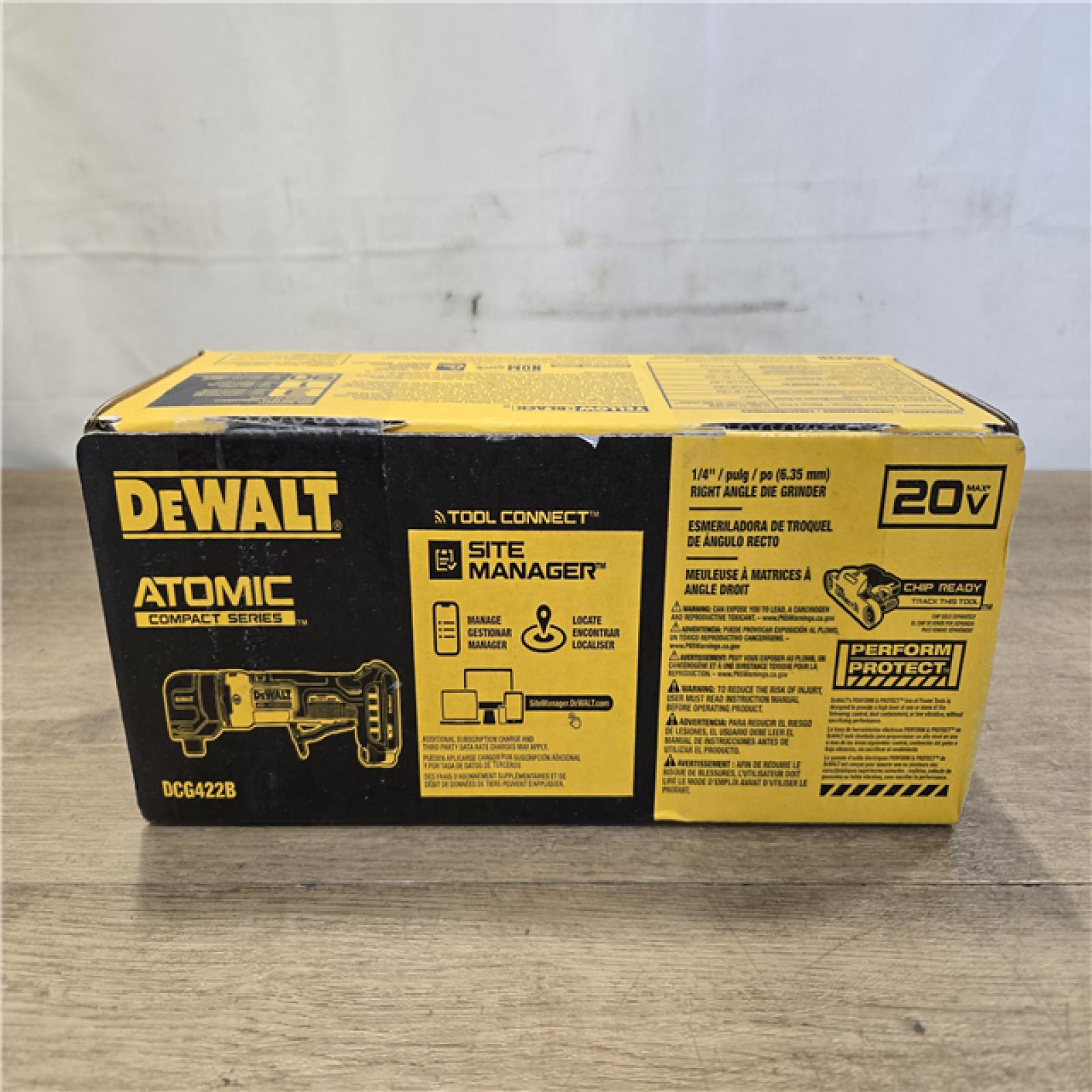 NEW!- DEWALT Atomic 20V MAX Cordless Right Angle Die Grinder (Tool Only)