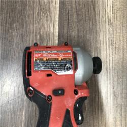 AS-IS Milwaukee 18V Lithium-Ion Compact Brushless Cordless 1/4 in. Impact Driver (Tool-Only)