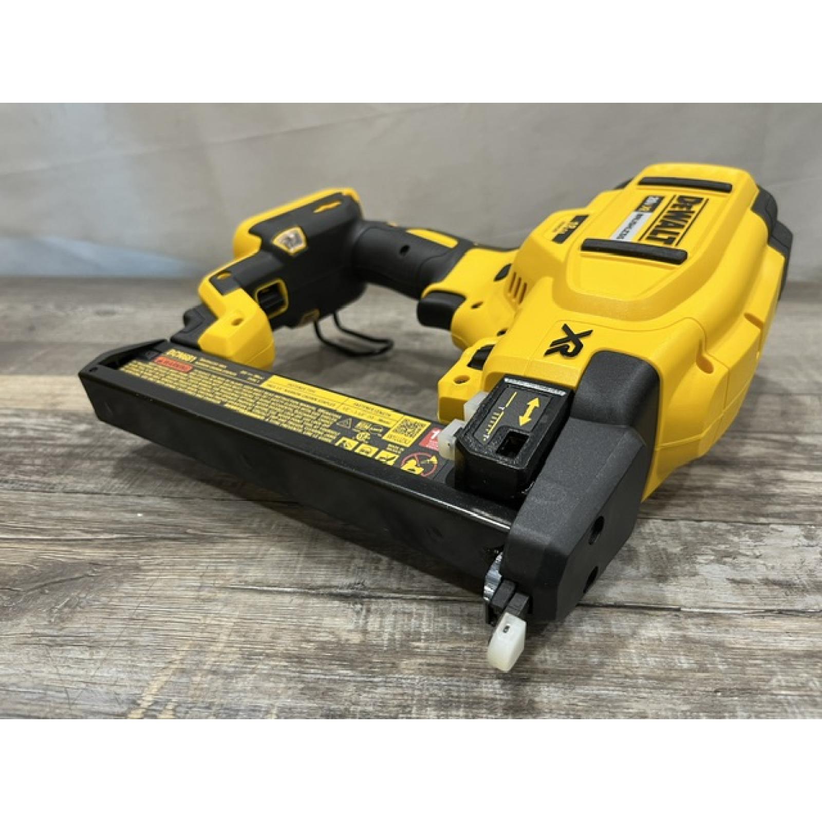 AS-IS DEWALT Cordless 18-Gauge Narrow Crown Stapler (Tool Only)