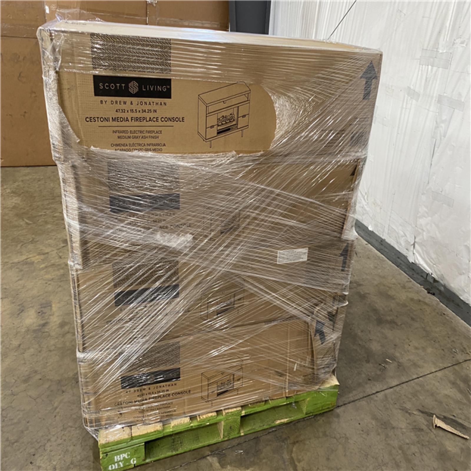Houston Location AS IS - Cestoni Media Fireplace Console