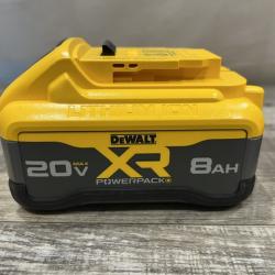 AS-IS DEWALT 20V MAX XR Power-Pack Lithium-Ion Starter Kit with 8. 0Ah Battery and Charger
