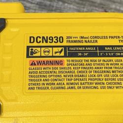 AS-IS DEWALT 20V 30 Degree Cordless Framing Nailer (Tool-Only)