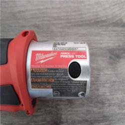California AS-IS Milwaukee M12 Force Logic Press Tool Kit Includes (2) Batteries  Charger & Hard Case