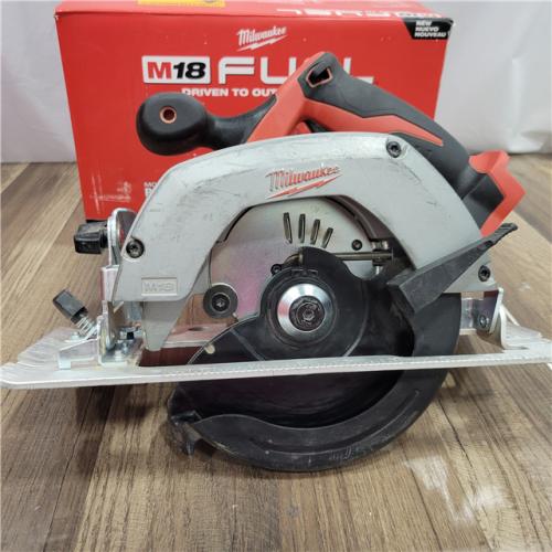 AS-IS Milwaukee   M18 FUEL 18V Lithium-Ion Brushless Cordless 6-1/2 in. Circular Saw (Tool-Only)