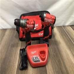 AS-IS Milwaukee FUEL 12-Volt Lithium-Ion Brushless Cordless Hammer Drill and Impact Driver Combo Kit