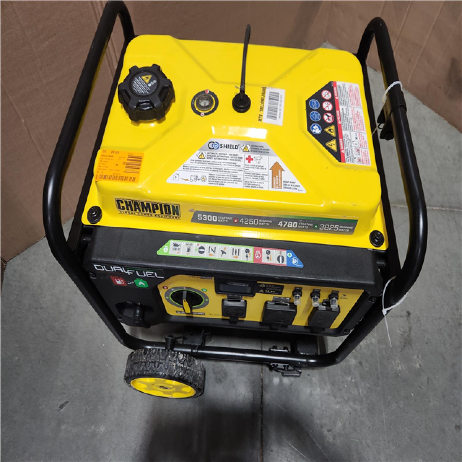 CALIFORNIA AS-IS CHAMPION PORTABLE GENERATOR