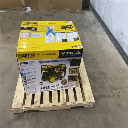 Houston Location - AS-IS Outdoor Power Equipment CHAMPION TRI FUEL GENERATOR