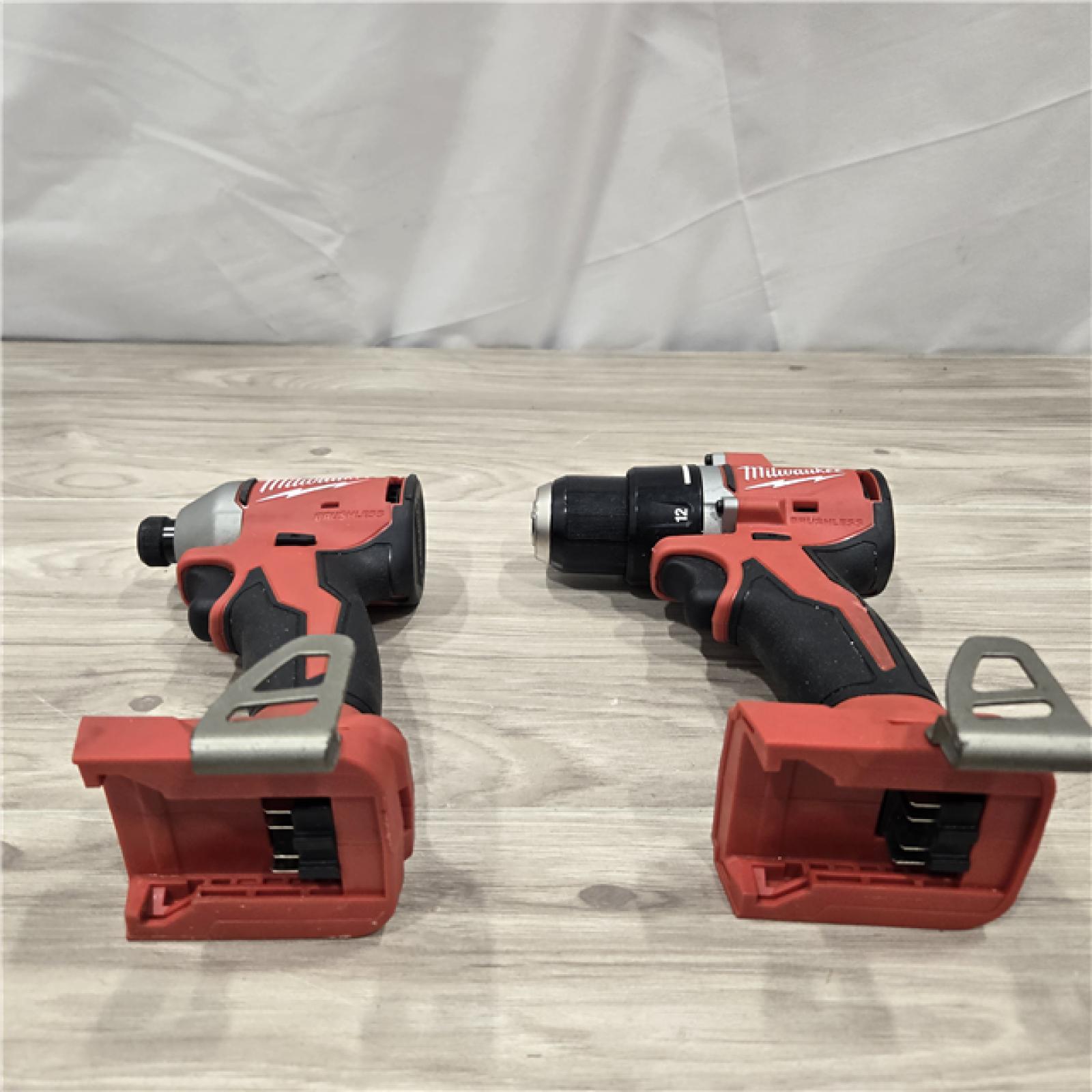 AS-IS Milwaukee M18 Compact Brushless 2-Tool Combo Kit