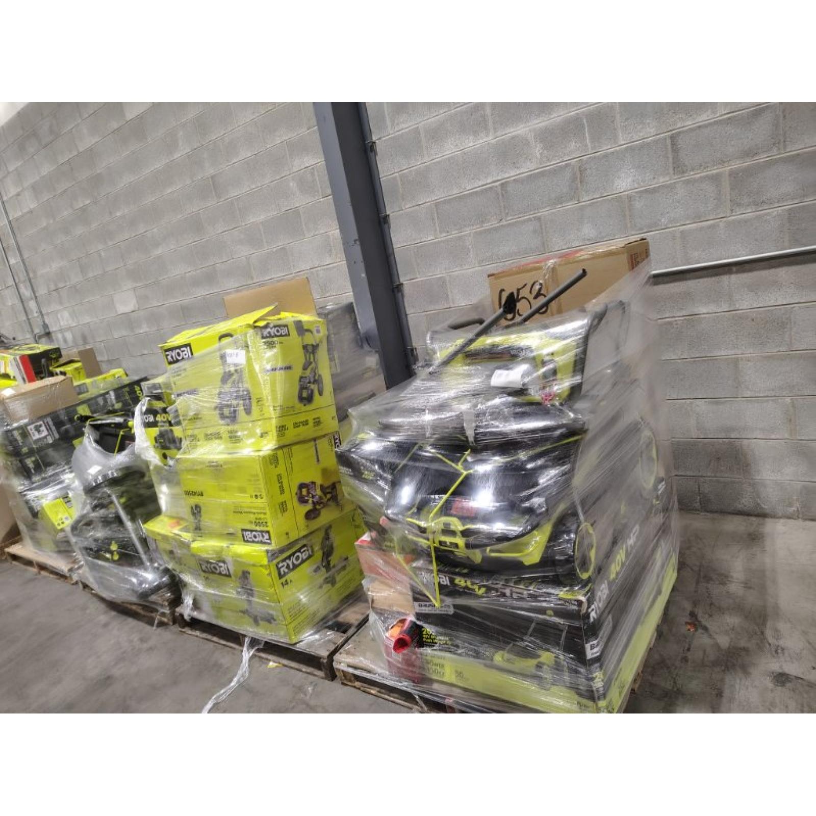 Pittston Location As-Is Power Tools Partial Truckload (15 Pallets) 1085-B