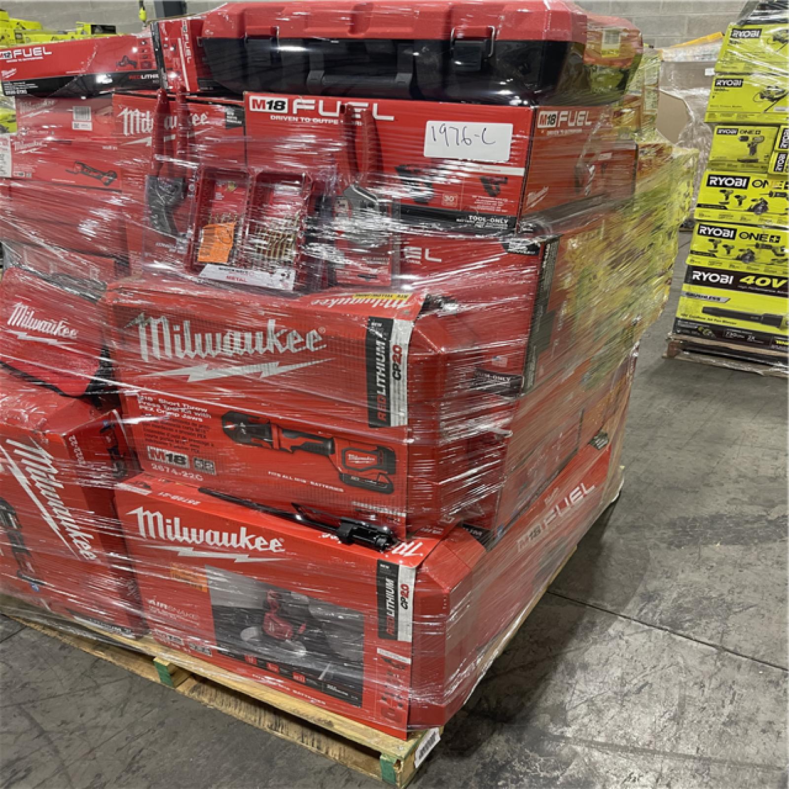Pittston Location As-Is Power Tools Partial Truckload (10 pallets) 1976-C