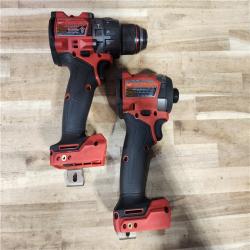 HOUSTON LOCATION - AS-IS Milwaukee FUEL 18V Lithium-Ion Brushless Cordless Hammer Drill and Impact Driver Combo Kit