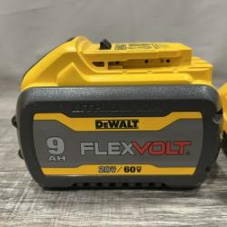 AS-IS DEWALT 20V/60V MAX FLEXVOLT Lithium-Ion 9.0Ah Battery and Charger Starter Kit
