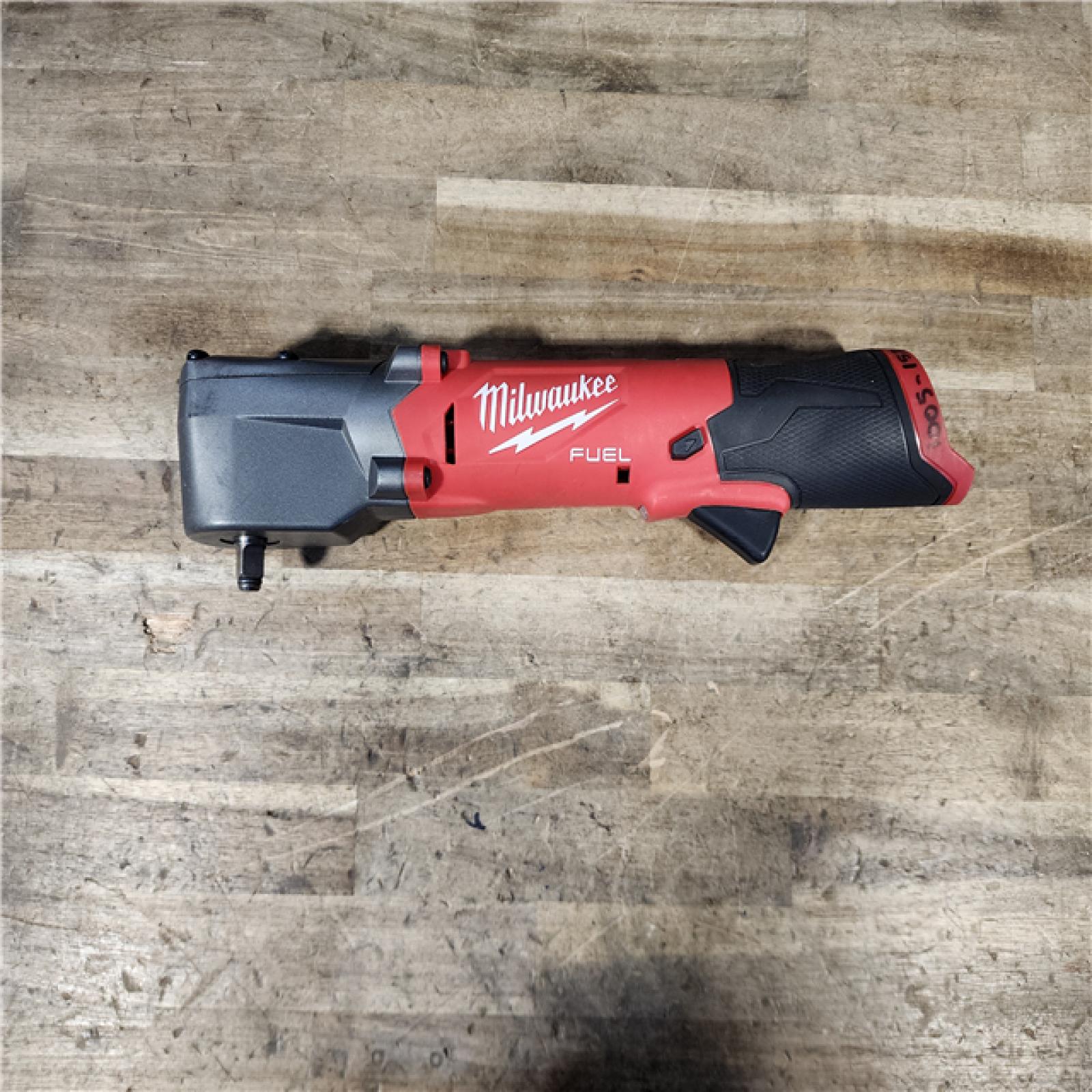 HOUSTON LOCATION - AS-IS Milwaukee 2564-20 M12 FUEL 12V Lithium-Ion Brushless Cordless 3/8 in. Right Angle Impact Wrench (Tool-Only)