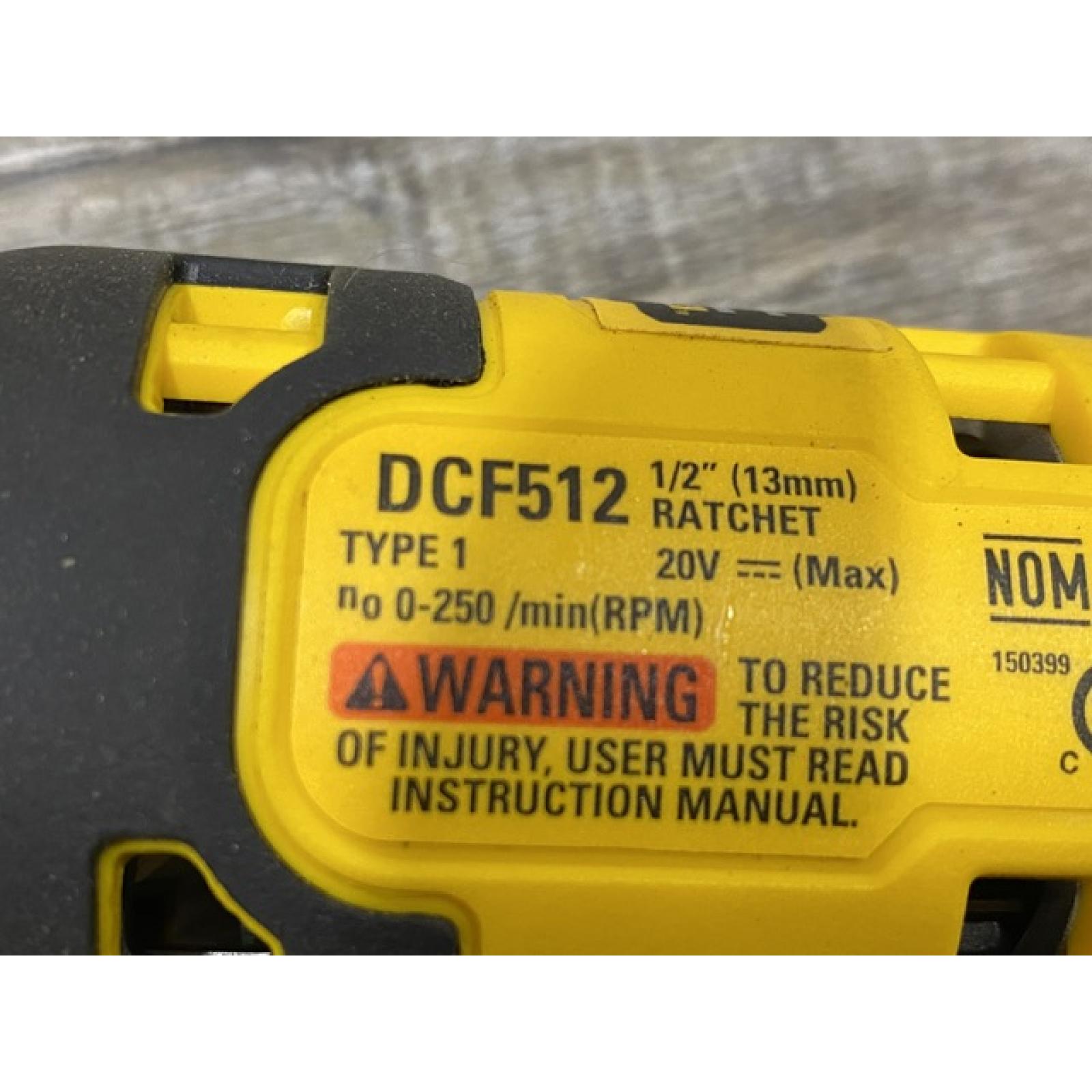AS-IS DEWALT ATOMIC 20V MAX Cordless 1/2 in. Ratchet (Tool Only)