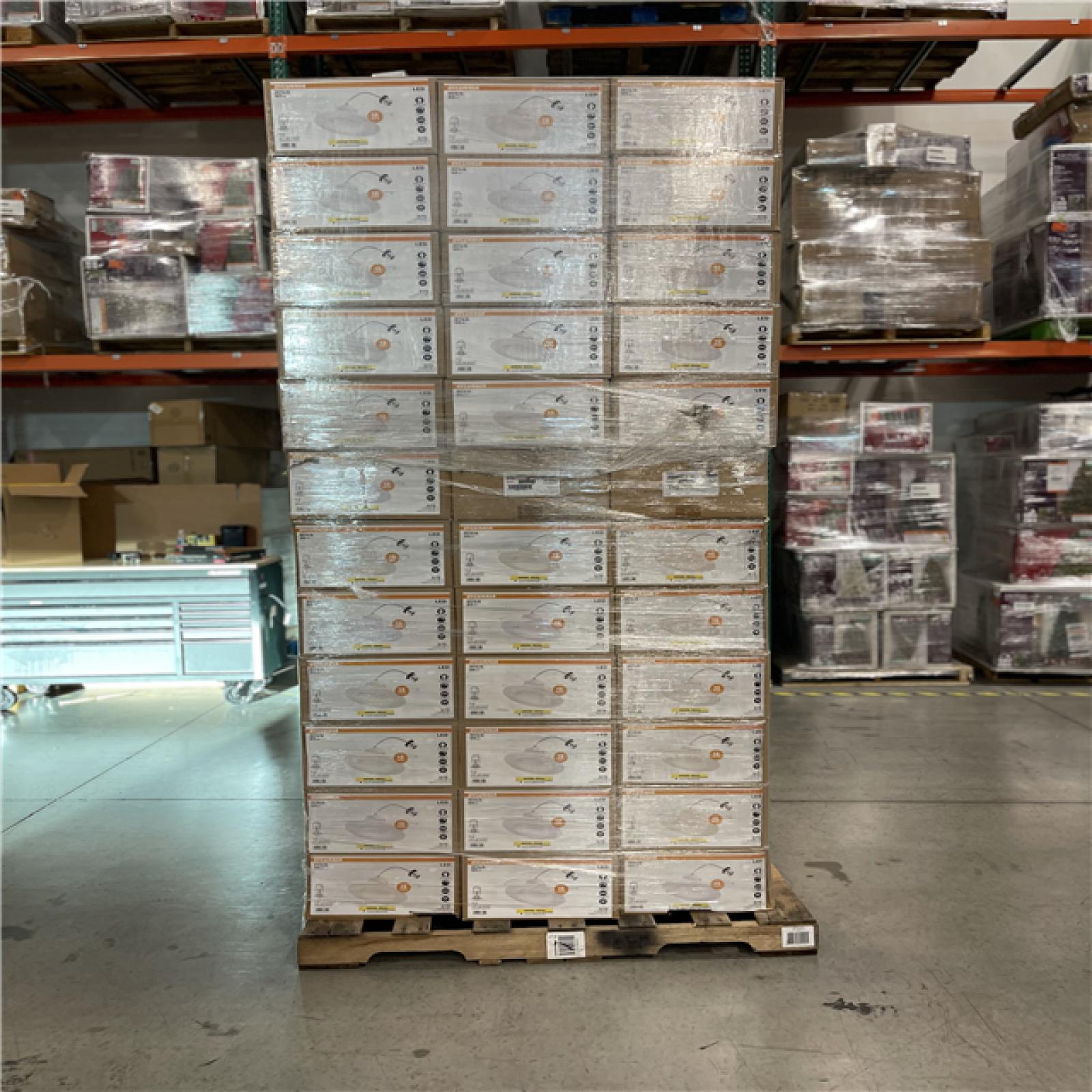 DALLAS LOCATION - LEDVANCE Integrated LED 6 in. Retro Fit 3000K 675 Lumen Dimmable Recessed Light White  Wet Rated (12-Pack) PALLET-(72 CASES)