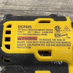 AS-IS DEWALT 20-Volt Maximum XR Lithium-Ion Cordless Brushless 1/4 in. 3-Speed Impact Driver Kit