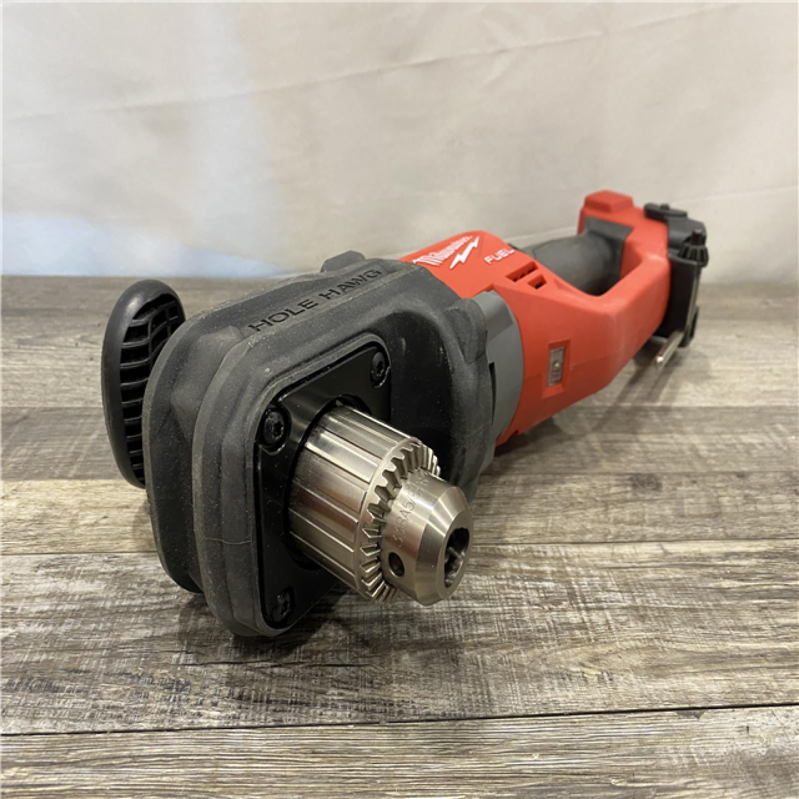 AS-IS Milwaukee FUEL GEN II 18V Lithium-Ion Brushless Cordless 1/2 in. Hole Hawg Right Angle Drill (Tool-Only)