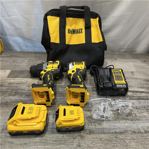 AS-IS DEWALT 20V XR Lithium-Ion Cordless 2-Tool Combo Kit