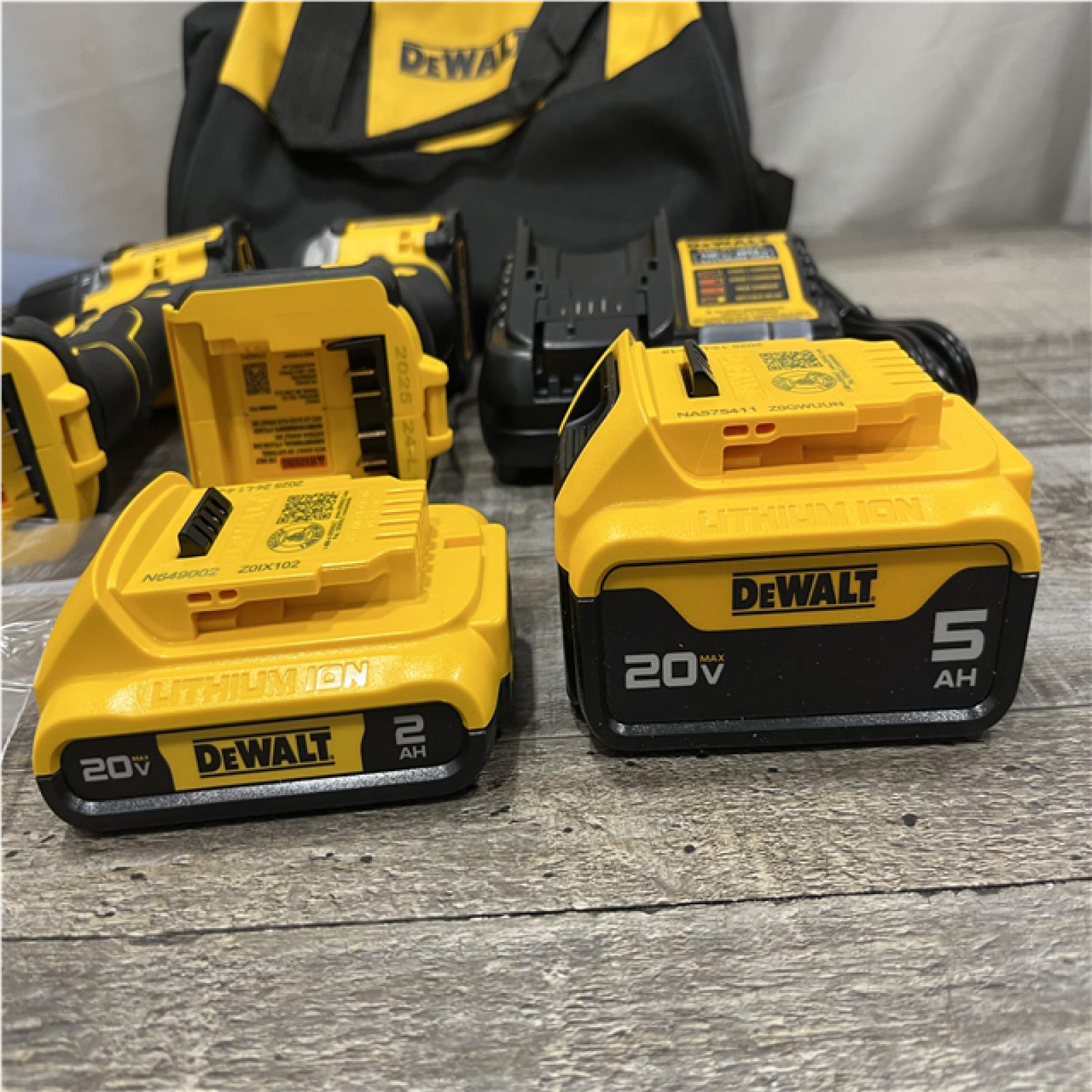 AS-IS DEWALT ATOMIC 20V MAX Lithium-Ion Cordless 2-Tool Combo Kit
