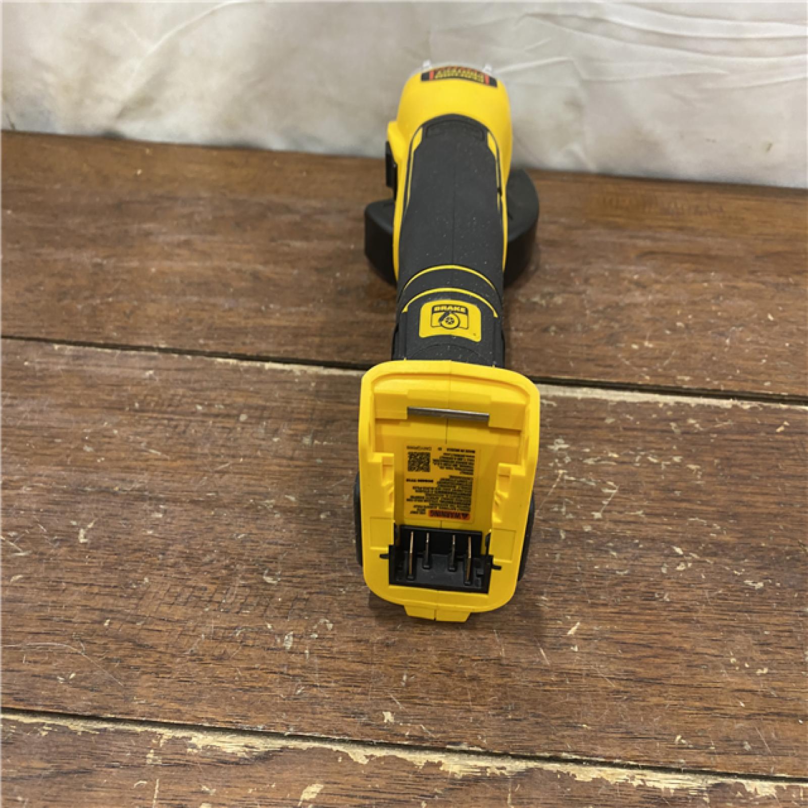 AS-IS DeWalt DCG405B 20V Max XR 4.5-Inch Slide Switch Small Angle Grinder (Tool Only)