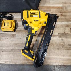 HOUSTON LOCATION - AS - IS DEWALT 20V MAX XR Lithium-Ion Cordless 2-1/2 in. 15-Gauge Finish Nailer Kit