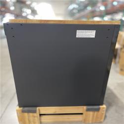 DALLAS LOCATION- AS-IS Husky 56 in. W x 27.6 in. D 10-Drawer Matte Black Heavy-Duty Mobile Workbench with Pegboard and Top Cabinets