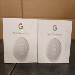 Phoenix AS-IS Google Nest Thermostat - Smart Programmable Wi-Fi Thermostat - (2-Pack)