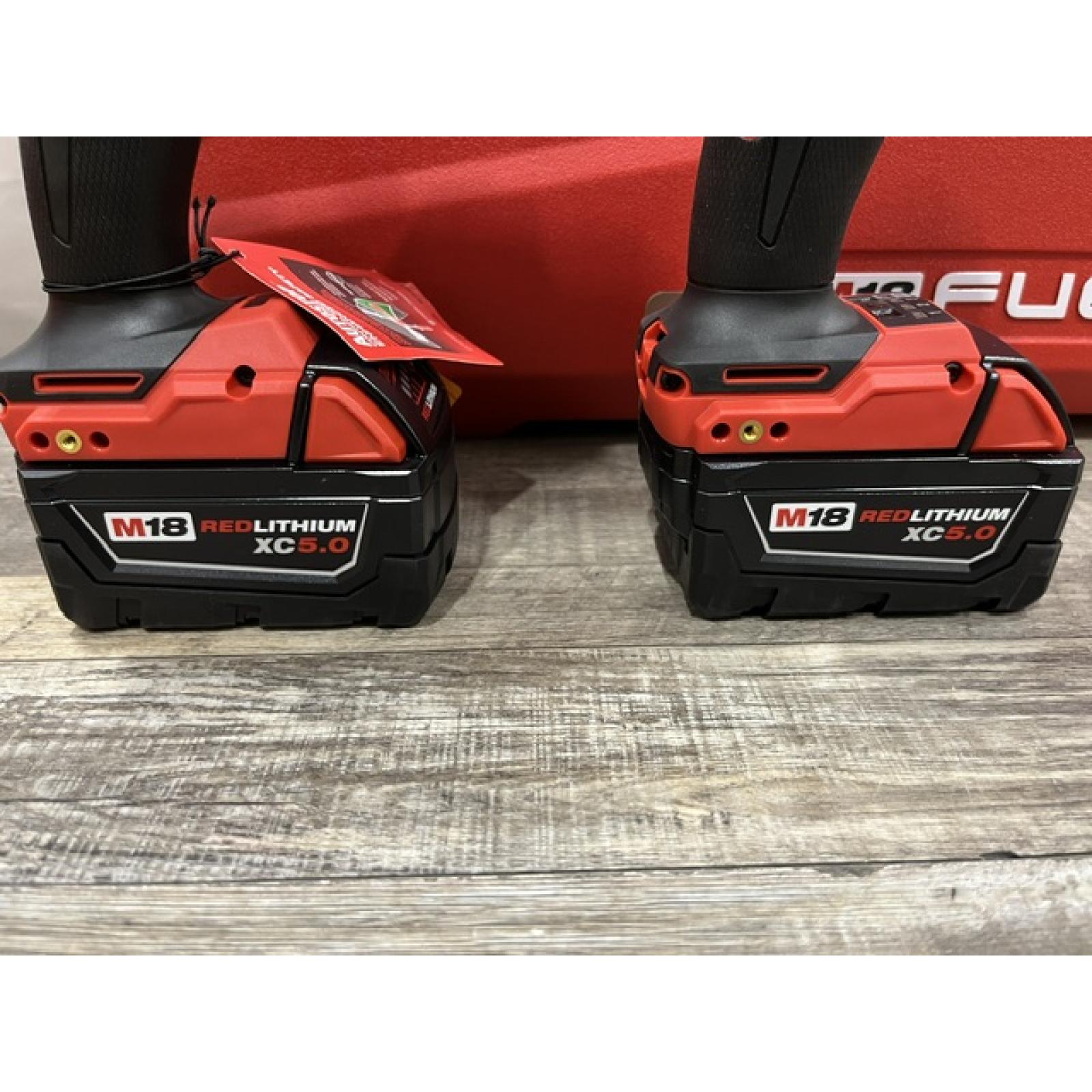NEW - Milwaukee FUEL 18V Lithium-Ion Brushless Cordless Hammer Drill and Impact Driver Combo Kit