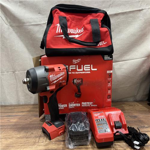 AS-IS Milwaukee M18 1/2 in. Cordless Brushless High Torque Impact Wrench Kit (Battery & Charger)