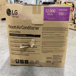 New! LG 12,000 BTU 115V Window Air Conditioner Cools 550 sq. ft. with and Remote in White