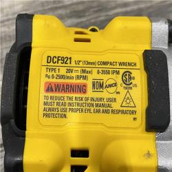 AS-IS DEWALT ATOMIC 20V MAX Cordless Brushless 1/2 in. Variable Speed Impact Wrench (Tool Only)