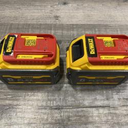 AS-IS DEWALT FLEXVOLT 20V/60V MAX Lithium-Ion 6.0Ah Battery Pack (2 Pack)