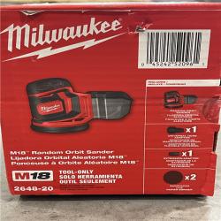 NEW! - Milwaukee M18 18V Lithium-Ion Cordless 5 in. Random Orbit Sander (Tool-Only)