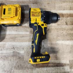 HOUSTON LOCATION - AS - IS DEWALT ATOMIC 20V Lithium-Ion Cordless 1/2 in. Hammer Drill Kit