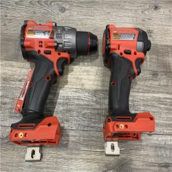 AS-IS Milwaukee FUEL 18V Lithium-Ion Brushless Cordless Hammer Drill and Impact Driver Combo Kit
