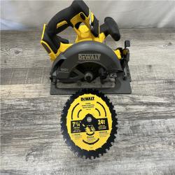 AS-IS DEWALT FLEXVOLT 60V MAX Cordless Brushless 7-1/4 in. Circular Saw with Brake (Tool Only)