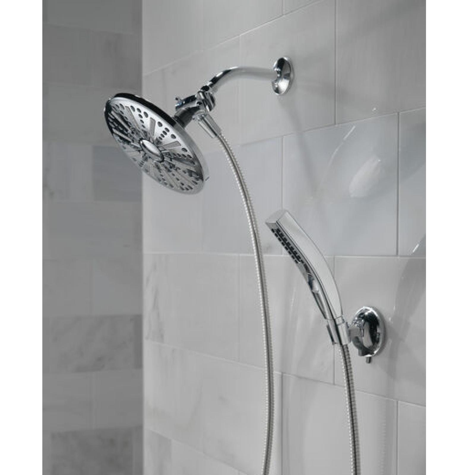 DALLAS LOCATION - DELTA Shower Head & Hand Shower 1.75 GPM 4-Setting in Chrome PALLET-(22 UNITS)
