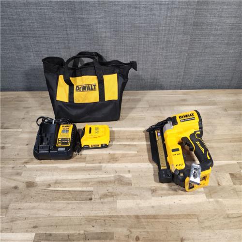 HOUSTON LOCATION - AS-IS DEWALT ATOMIC 20V MAX Lithium Ion Cordless 23 Gauge Pin Nailer Kit with 2.0Ah Battery and Charger