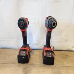 AS-IS- Milwaukee FUEL 18V Lithium-Ion Brushless Cordless Hammer Drill and Impact Driver Combo Kit