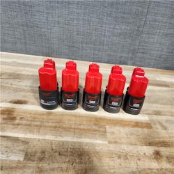 HOUSTON LOCATION - AS-IS MILWAUKEE BATTERY PACK QTY - 10