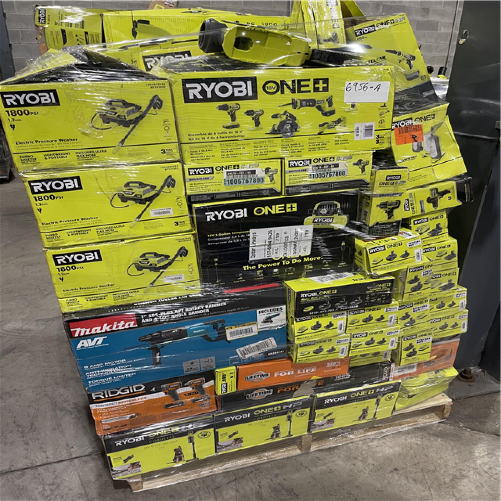 Pittston Location As-IS Power Tools Partial Truckload (15 Pallets) 6956-A