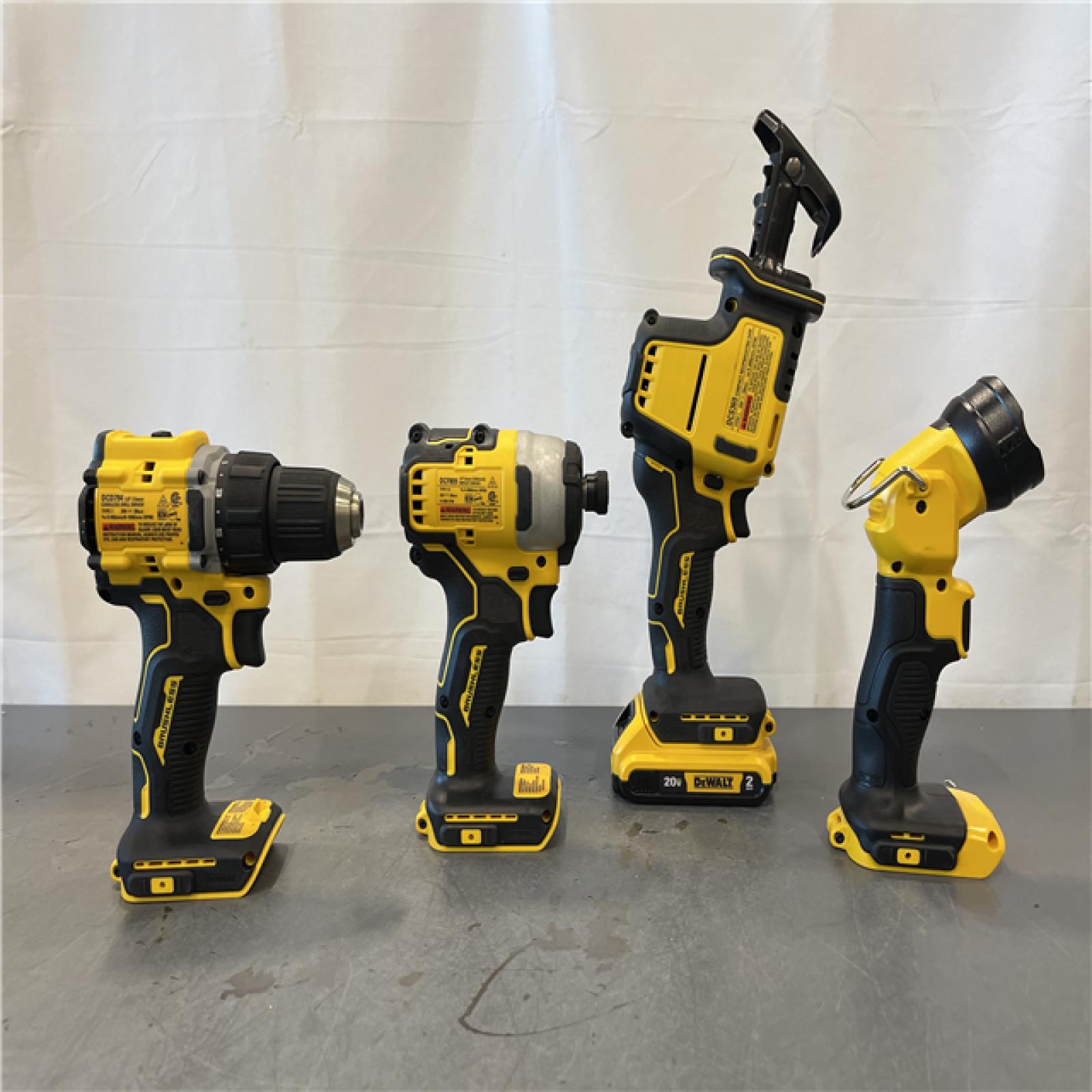 AS-IS -  DEWALT 20-Volt MAX Lithium-Ion Cordless 7-Tool Combo Kit