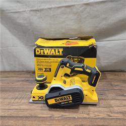 AS-IS DEWALT 20-Volt MAX XR Lithium-Ion Cordless Brushless 3-1/4 in. Planer (Tool-Only)