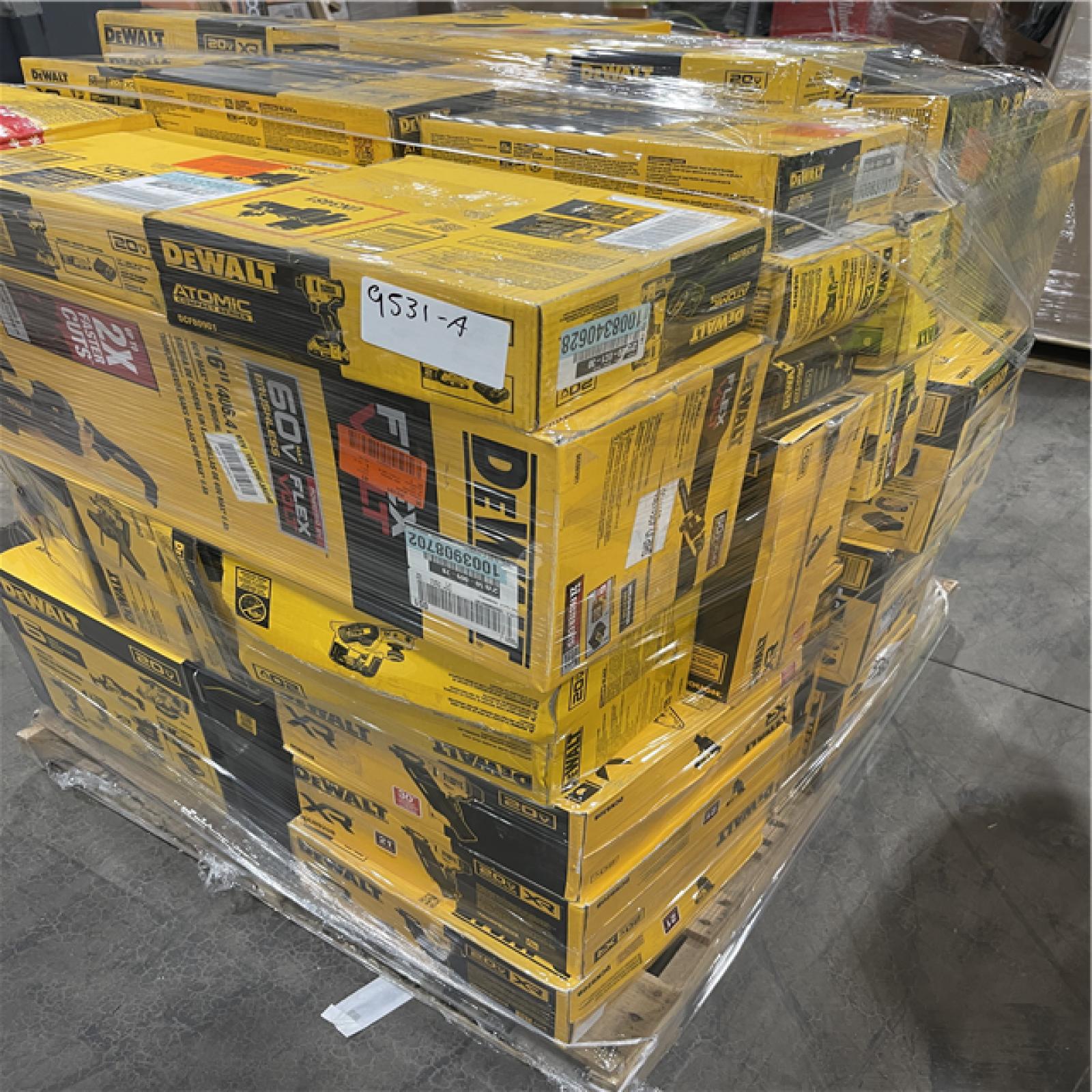 Pittston Location As-Is Power Tools Partial Truckload (13 pallets) 9781-A