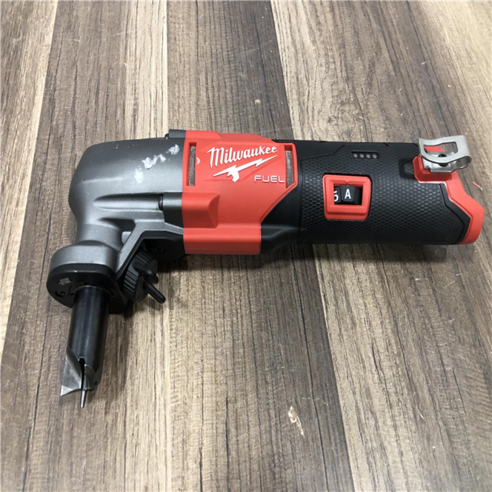 AS-IS Milwaukee FUEL 12-Volt Lithium-Ion Brushless Cordless 16-Gauge Variable Speed Nibbler (Tool-Only)